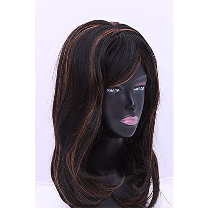 DILLARDS Ladystar Joyce P1B-30 Synthetic Mixture Color Curly Full-Up Wig - Image 2